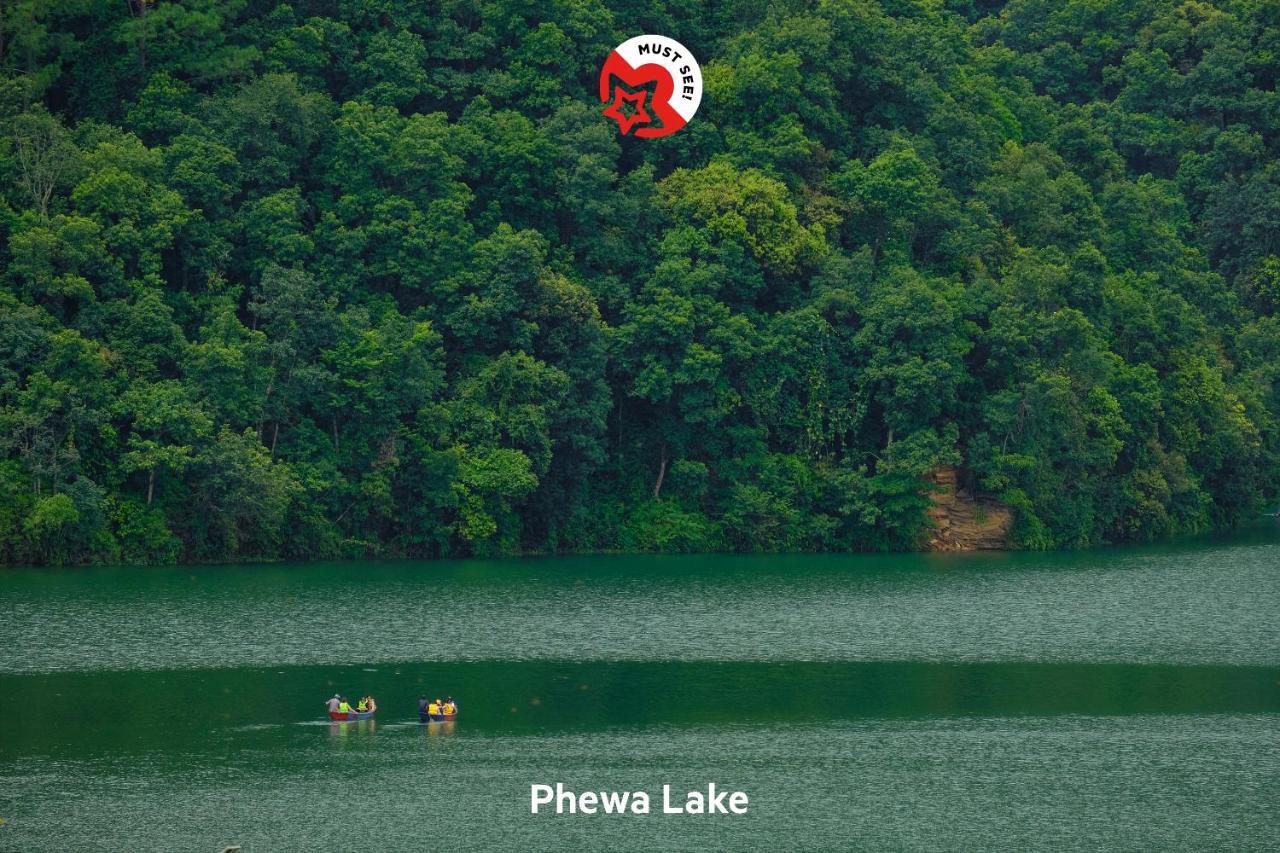Spot On 445 New Hotel Natureland Pokhara Esterno foto